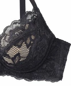 Aimerfeel Floral Lace Side Support Bra