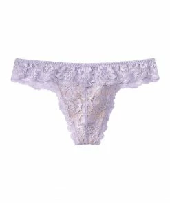 Aimerfeel Floral Lace Thong Panty