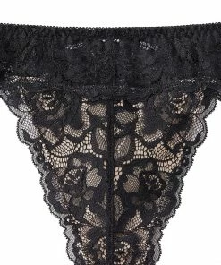 Aimerfeel Floral Lace Thong Panty