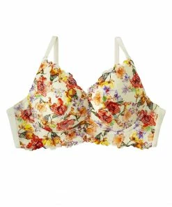 "Aimerfeel RAKU BRA(R)" Mignon Flower Comfort Push Up Bra