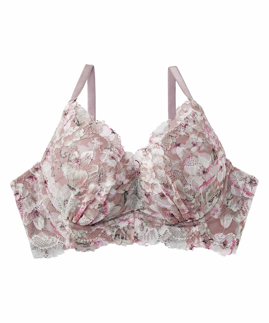 "Aimerfeel RAKU BRA(R)" Pale Flower Comfort Push Up Bra