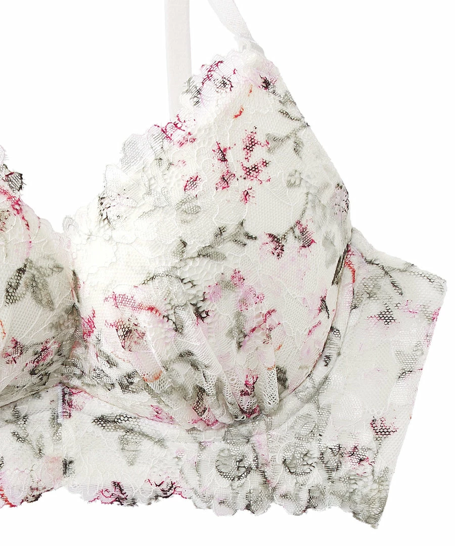 "Aimerfeel RAKU BRA(R)" Pale Flower Comfort Push Up Bra