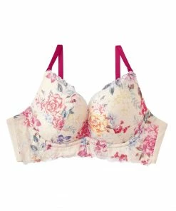 "Aimerfeel RAKU BRA(R)" Gemini Rose Comfort Push Up Bra BRAS