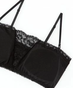 Aimerfeel Polka Dot Lace Bandeau Bralette BRAS