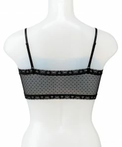 Aimerfeel Polka Dot Lace Bandeau Bralette BRAS