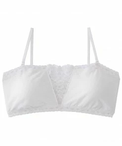 Aimerfeel Polka Dot Lace Bandeau Bralette BRAS