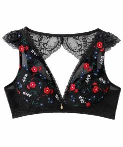 Aimerfeel BRAS Sheer Floral Lace Bralette