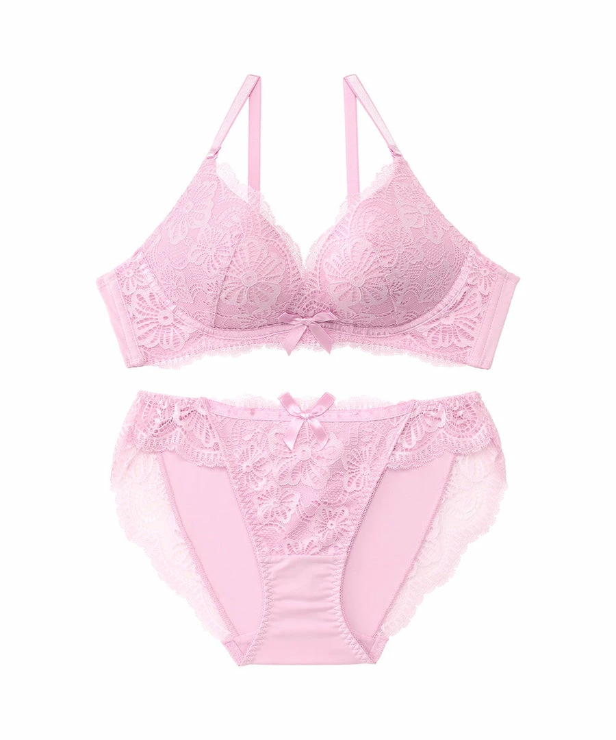 Aimerfeel "Sunny Flower" Dreamy Wireless Bra & Panty