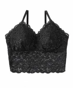 Aimerfeel Stretch Lace Bra Top (cross-open Type)