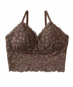 Aimerfeel Stretch Lace Bra Top (cross-open Type)