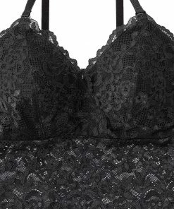 Aimerfeel Stretch Lace Bra Top (cross-open Type)