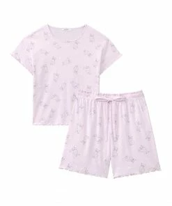 Aimerfeel SLEEP Mellow Short Sleeve Short Pants Set