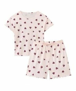 Aimerfeel SLEEP Mellow Short Sleeve Short Pants Set