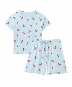 Aimerfeel SLEEP Mellow Short Sleeve Short Pants Set