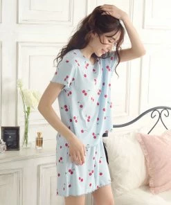 Aimerfeel SLEEP Mellow Short Sleeve Short Pants Set