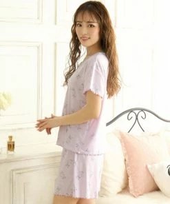 Aimerfeel SLEEP Mellow Short Sleeve Short Pants Set