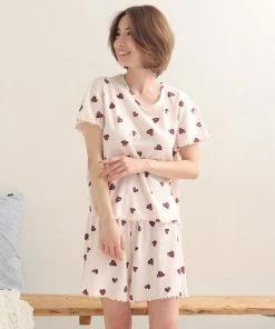 Aimerfeel SLEEP Mellow Short Sleeve Short Pants Set