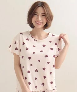 Aimerfeel SLEEP Mellow Short Sleeve Short Pants Set