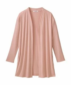 Aimerfeel Rib Frill Camisole Cardigan Shorts 3-piece Set