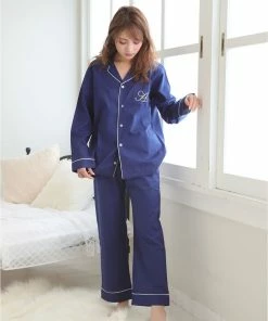 Aimerfeel Shirt Pajamas Top-Bottom Set SLEEP