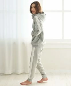 Aimerfeel SLEEP Sweat Hoodie With Lines