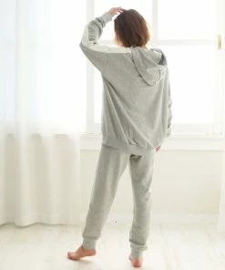 Aimerfeel SLEEP Sweat Hoodie With Lines