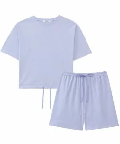 Aimerfeel SLEEP Drawstring Lounge Top-Bottom Set