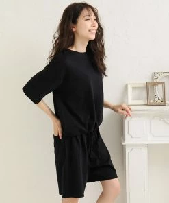 Aimerfeel SLEEP Drawstring Lounge Top-Bottom Set