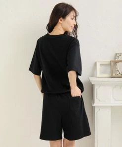 Aimerfeel SLEEP Drawstring Lounge Top-Bottom Set