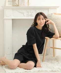 Aimerfeel SLEEP Drawstring Lounge Top-Bottom Set