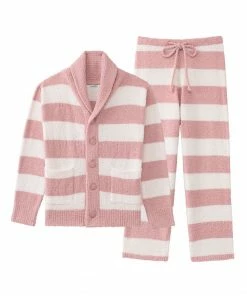 Aimerfeel Border Chenille Yarn Top And Bottom Set SLEEP