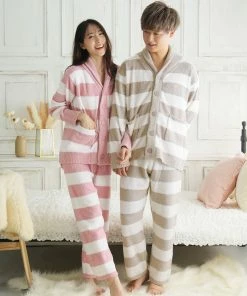 Aimerfeel Border Chenille Yarn Top And Bottom Set SLEEP