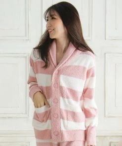 Aimerfeel Border Chenille Yarn Top And Bottom Set SLEEP