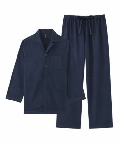 Aimerfeel Pajamas Flannel Shirt Top-Bottom Set
