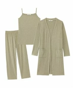 Aimerfeel Rib 3-piece Loungewear Set SLEEP