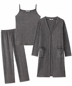 Aimerfeel Rib 3-piece Loungewear Set SLEEP