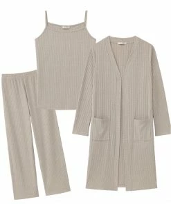 Aimerfeel Rib 3-piece Loungewear Set SLEEP