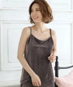 Aimerfeel SLEEP Rib Velor 3-piece Roomwear Set