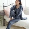 Aimerfeel SLEEP Rib Velor 3-piece Roomwear Set