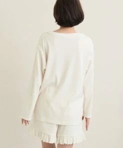 Aimerfeel Ribbed Cut-and-Sew Top-and-Bottom Set SLEEP