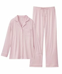 Aimerfeel One-color Standard Pajama Top-Bottom Set SLEEP