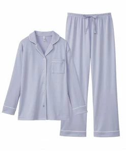 Aimerfeel One-color Standard Pajama Top-Bottom Set SLEEP