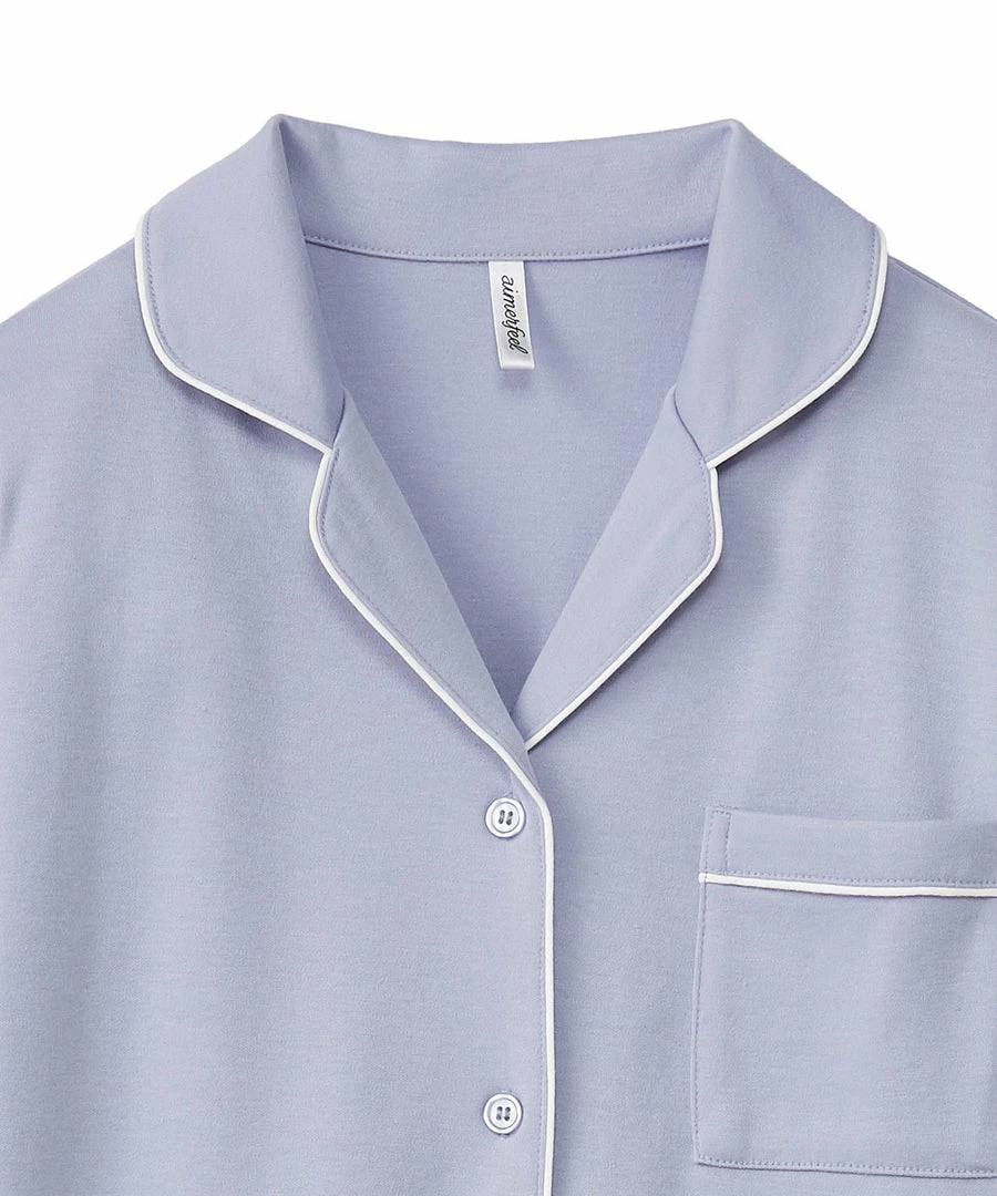 Aimerfeel One-color Standard Pajama Top-Bottom Set SLEEP