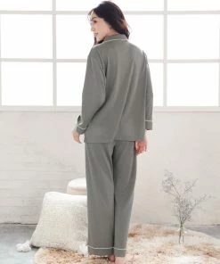 Aimerfeel One-color Standard Pajama Top-Bottom Set SLEEP