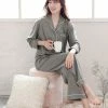 Aimerfeel One-color Standard Pajama Top-Bottom Set SLEEP
