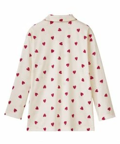 Aimerfeel Pajama Top-Bottom Set With Bear Heart Pattern SLEEP