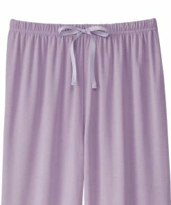 Aimerfeel Short Sleeve Cutsew And Long Pants Pajamas Top-Bottom Set SLEEP