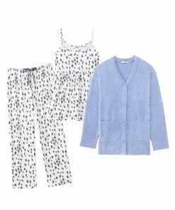 Aimerfeel Dalmatian Knit 3piece Loungewear Set