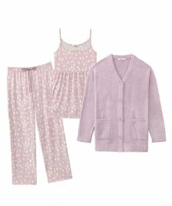 Aimerfeel Dalmatian Knit 3piece Loungewear Set