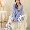 Aimerfeel Dalmatian Knit 3piece Loungewear Set